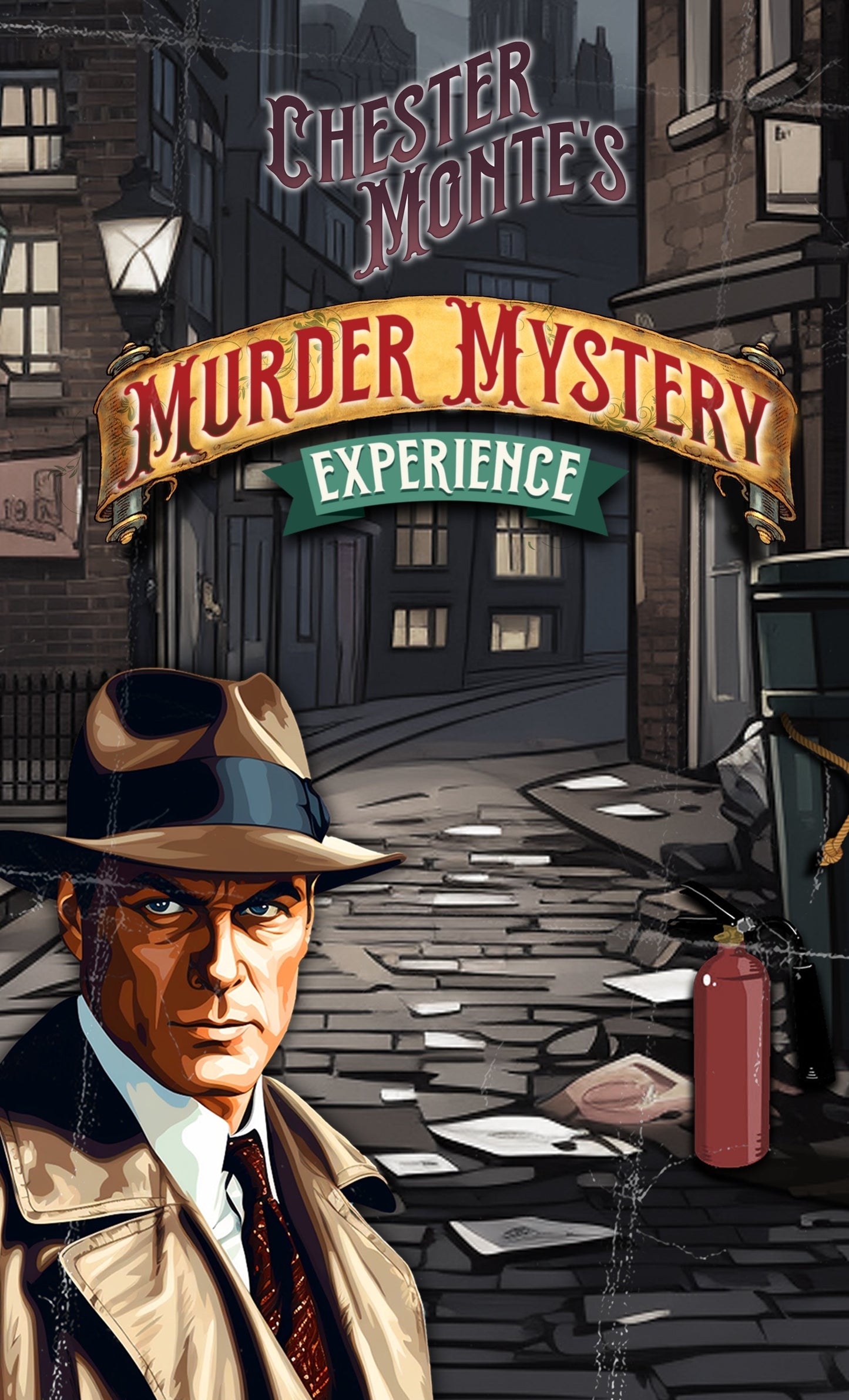 Chester Monte's Murder Mystery Poster